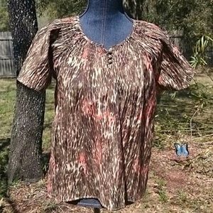ART & SOUL Smocked Top
